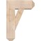 Ekena Millwork Traditional Craftsman Smooth Bracket w/ Offset Brace, Douglas Fir, 7 1/2"W x 18"D x 26"H BKT0806X18X26TRA04SDF - alternate 2